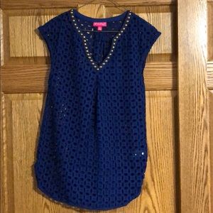 Lilly Pulitzer Eyelet Swim Coverup